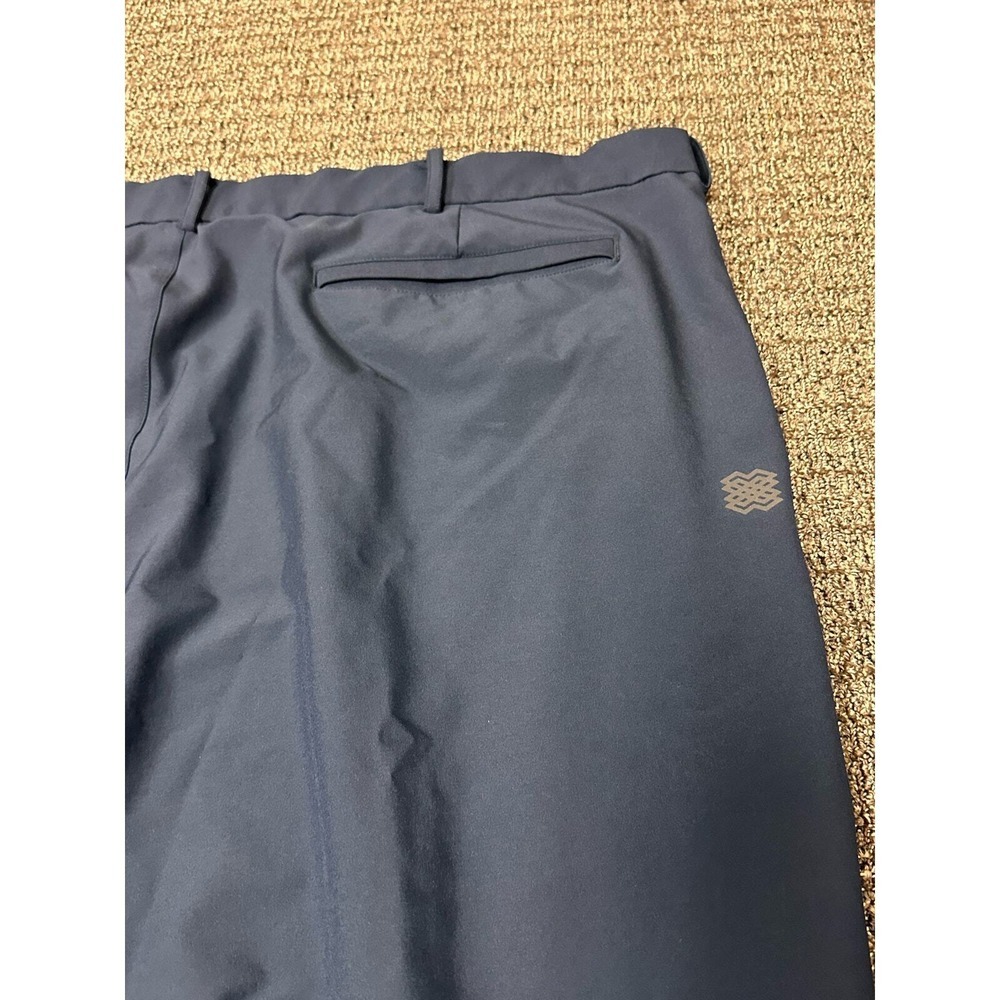 FLX Golf Pants Mens Sz 44x34 (44x28 Measure) Chino Slacks Dark Blue Performance - Picture 5 of 8